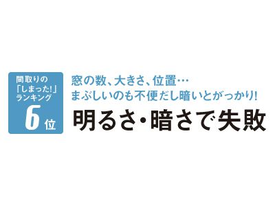 間取りに占める窓の存在感