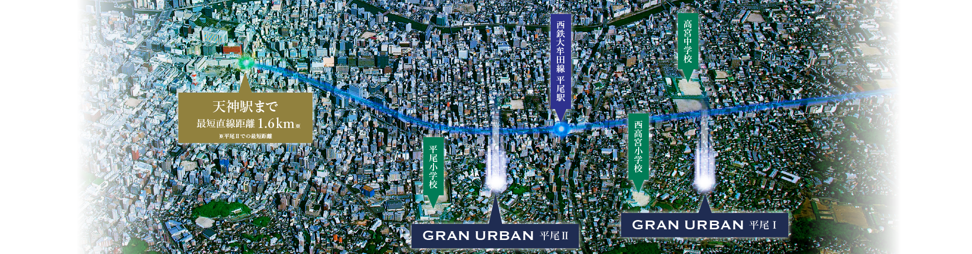 グランアーバン平尾Ⅰ&Ⅱ