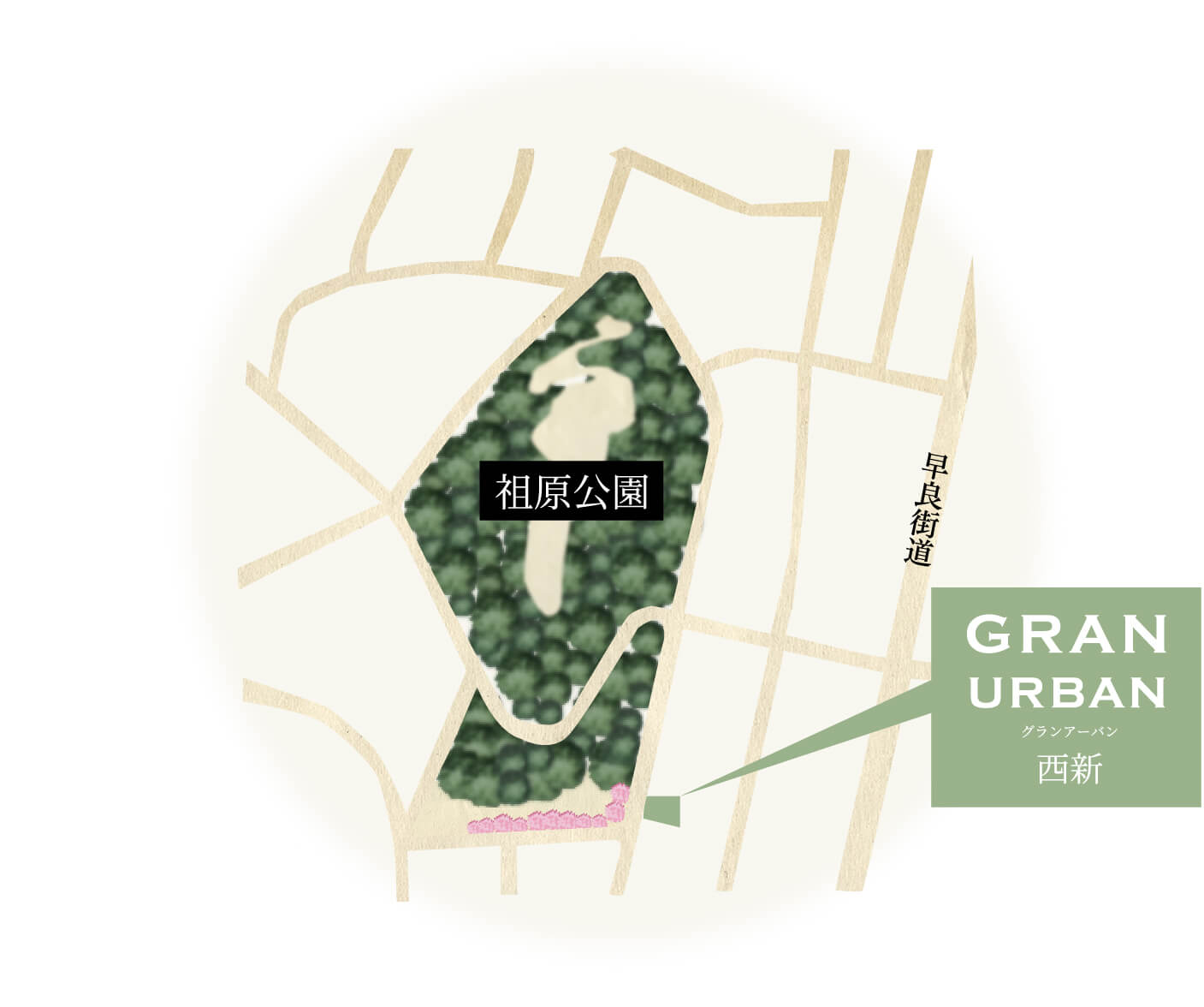 GRAN URBAN 西新 concept
